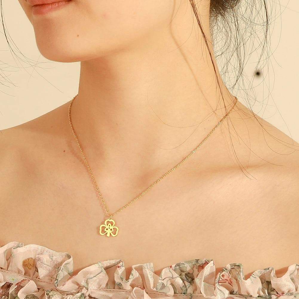 Pendant Necklaces My Shape Clover Necklaces Lucky Hrunger Odins Valknut Celtics Knot Stainless Steel Choker Pendant Jewelry Ireland Nordic Gift|Pendant Necklaces| Ancient Treasures Ancientreasures Viking Odin Thor Mjolnir Celtic Ancient Egypt Norse Norse Mythology