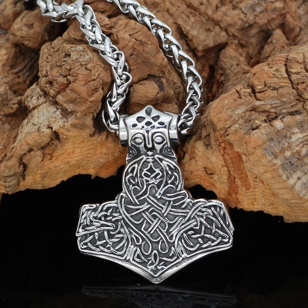 Pendant Necklaces Nordic Viking Thor Hammer Necklace
