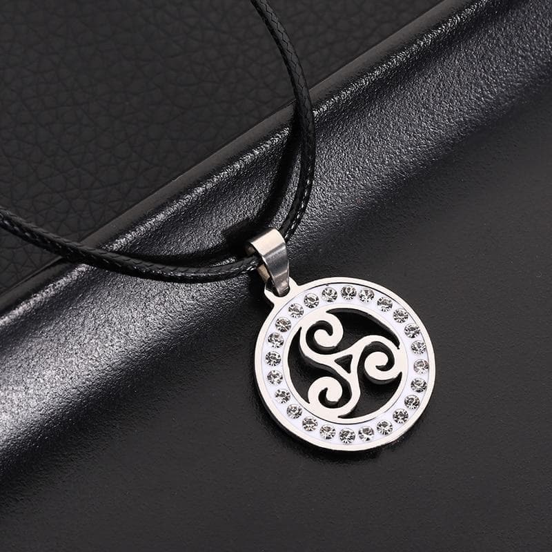 Pendant Necklaces Stainless steel Jewelry Fashion Charm Teen Wolf Triskele Pendant Triskelion necklace Allison Argent necklace For Men Women Gifts|Pendant Necklaces| Ancient Treasures Ancientreasures Viking Odin Thor Mjolnir Celtic Ancient Egypt Norse Norse Mythology