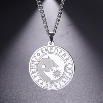 Pendant Necklaces Steel Gold Plated 316L Stainless Nordic Runes Viking Wolf Fenrir Pendant Necklace for Men Norse Wolves Engraved Amulet Chains Jewelry|Pendant Necklaces| Ancient Treasures Ancientreasures Viking Odin Thor Mjolnir Celtic Ancient Egypt Norse Norse Mythology