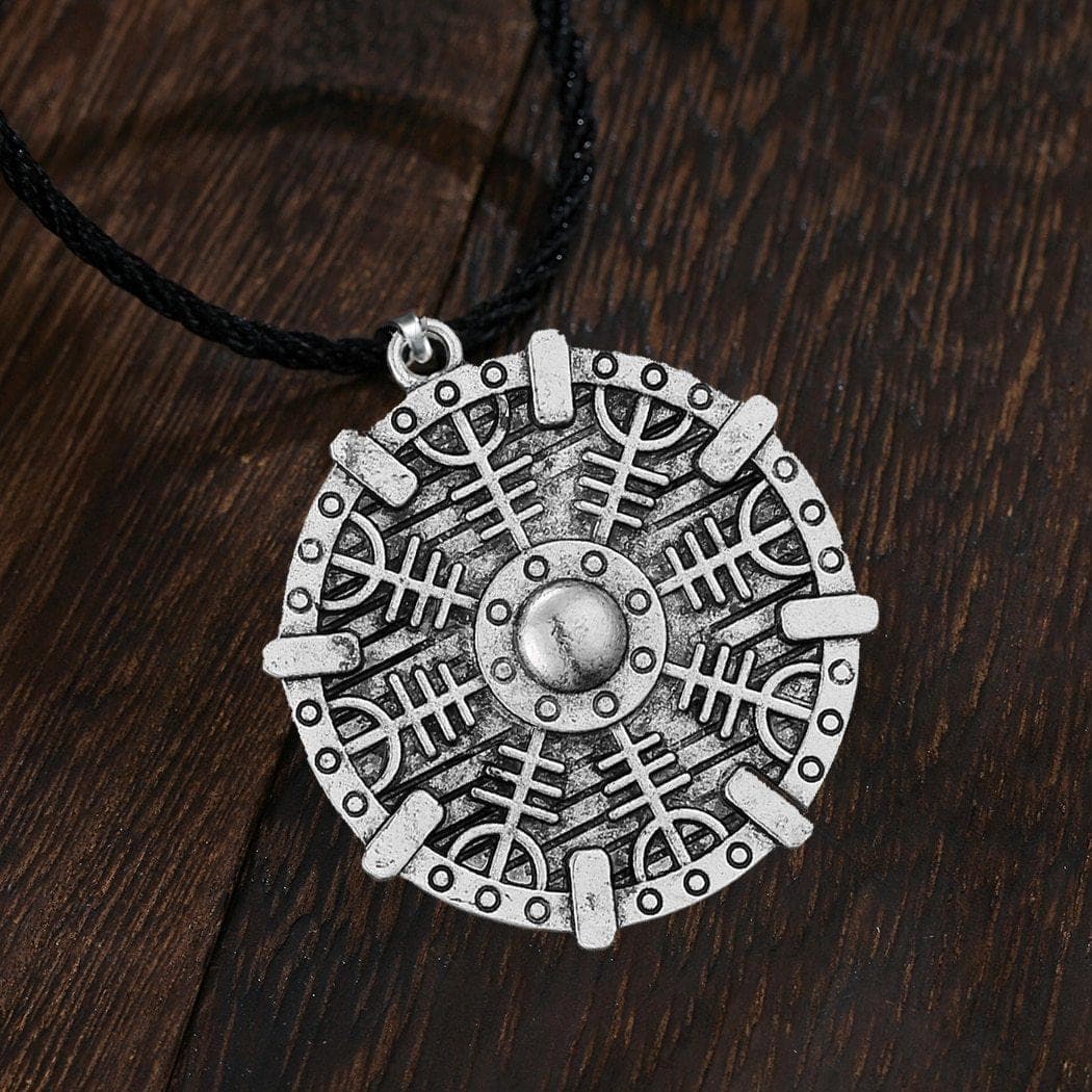 Pendant Necklaces Viking Helm Of Awe Shield Pendant Necklace Chokers Vintage Men Jewelry Slavic Amulet Celtic Necklaces Birthday Gift|Pendant Necklaces| Ancient Treasures Ancientreasures Viking Odin Thor Mjolnir Celtic Ancient Egypt Norse Norse Mythology