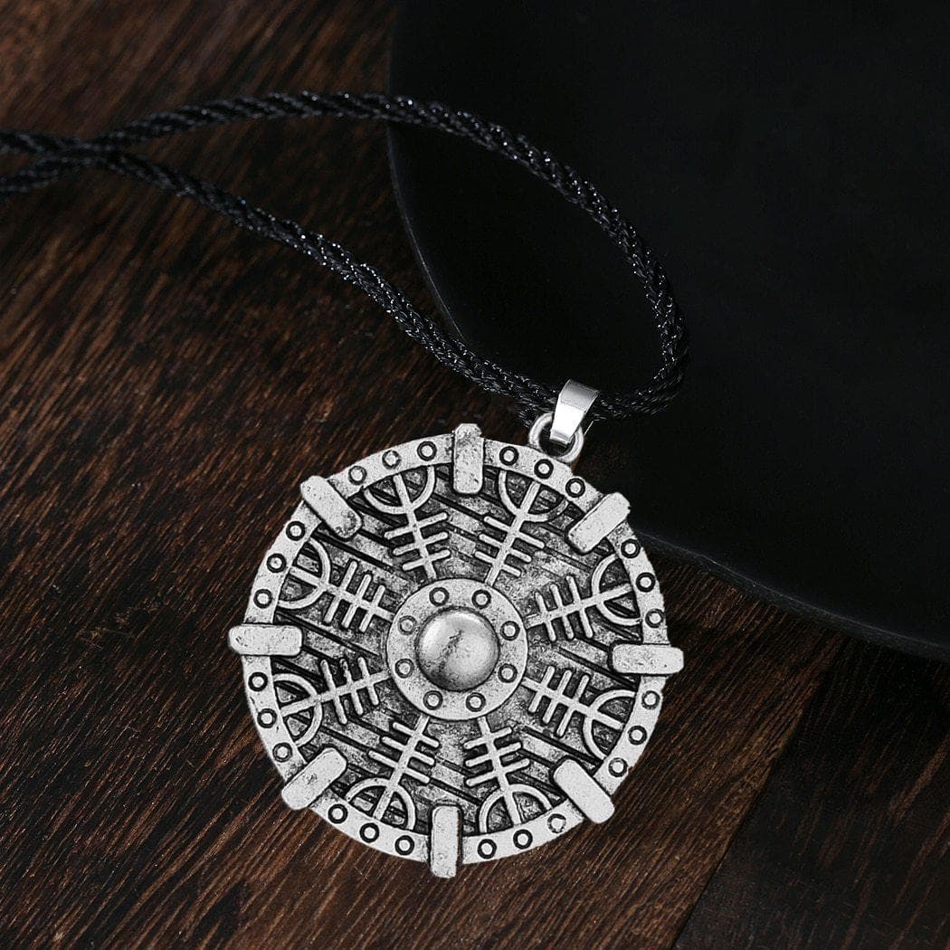Pendant Necklaces Viking Helm Of Awe Shield Pendant Necklace Chokers Vintage Men Jewelry Slavic Amulet Celtic Necklaces Birthday Gift|Pendant Necklaces| Ancient Treasures Ancientreasures Viking Odin Thor Mjolnir Celtic Ancient Egypt Norse Norse Mythology