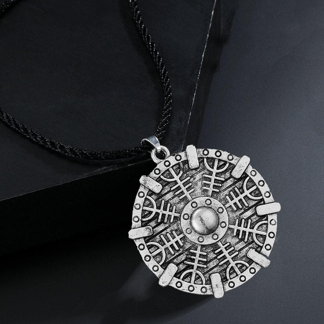 Pendant Necklaces Viking Helm Of Awe Shield Pendant Necklace Chokers Vintage Men Jewelry Slavic Amulet Celtic Necklaces Birthday Gift|Pendant Necklaces| Ancient Treasures Ancientreasures Viking Odin Thor Mjolnir Celtic Ancient Egypt Norse Norse Mythology