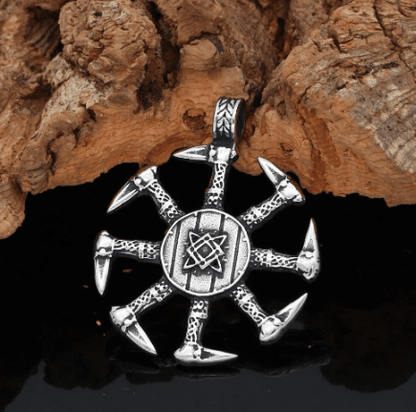 Pendant Necklaces Vikings Kolovrat Amulet Pendant Necklace Ancient Treasures Ancientreasures Viking Odin Thor Mjolnir Celtic Ancient Egypt Norse Norse Mythology