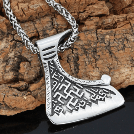 Pendant Necklaces Vikings Talisman Ax Stainless Steel Pendant Necklace Ancient Treasures Ancientreasures Viking Odin Thor Mjolnir Celtic Ancient Egypt Norse Norse Mythology