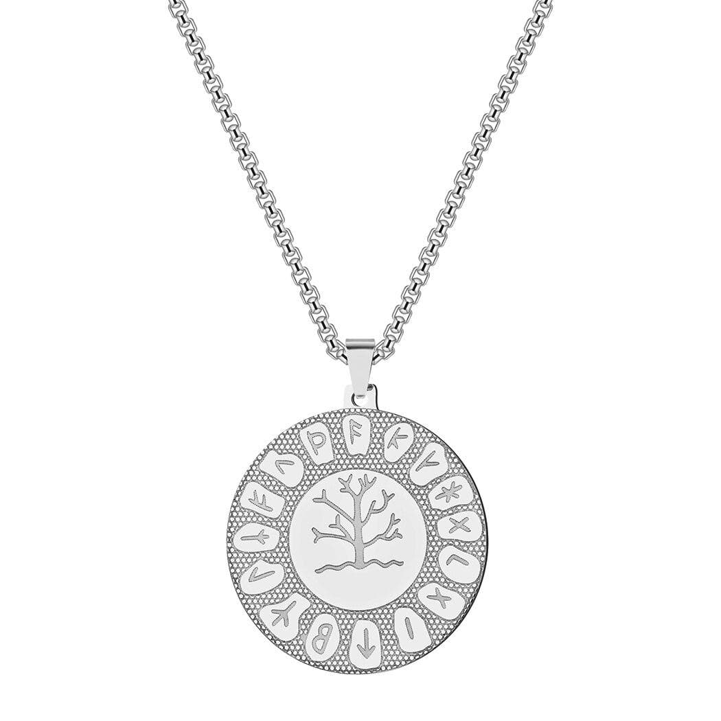 Pendant Necklaces Yggdrasil World Tree Rune Necklace Women Men Stainless Steel Pendant Jewelry Peace Tree Of Life Viking Necklace Dropship|Pendant Necklaces| Ancient Treasures Ancientreasures Viking Odin Thor Mjolnir Celtic Ancient Egypt Norse Norse Mythology