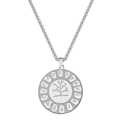 Pendant Necklaces Yggdrasil World Tree Rune Necklace Women Men Stainless Steel Pendant Jewelry Peace Tree Of Life Viking Necklace Dropship|Pendant Necklaces| Ancient Treasures Ancientreasures Viking Odin Thor Mjolnir Celtic Ancient Egypt Norse Norse Mythology