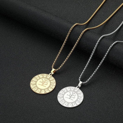 Pendant Necklaces Yggdrasil World Tree Rune Necklace Women Men Stainless Steel Pendant Jewelry Peace Tree Of Life Viking Necklace Dropship|Pendant Necklaces| Ancient Treasures Ancientreasures Viking Odin Thor Mjolnir Celtic Ancient Egypt Norse Norse Mythology