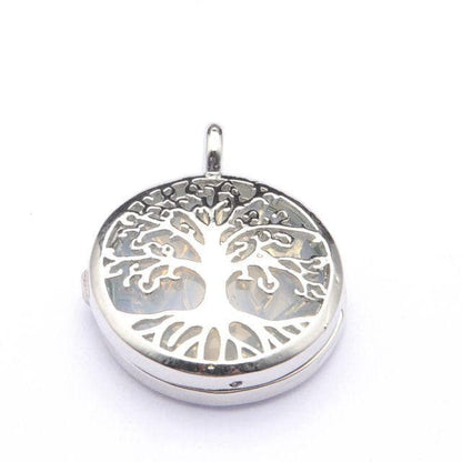 Pendants 10.Opal Tree Of Life Two Sided Pattern Alloy Pendant Necklace Jewelry Natural Stone Crystal Fashion Charm Reiki Heal Hanging Accessory|Pendants| Ancient Treasures Ancientreasures Viking Odin Thor Mjolnir Celtic Ancient Egypt Norse Norse Mythology