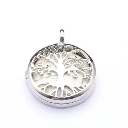 Pendants 11.White Turquoise Tree Of Life Two Sided Pattern Alloy Pendant Necklace Jewelry Natural Stone Crystal Fashion Charm Reiki Heal Hanging Accessory|Pendants| Ancient Treasures Ancientreasures Viking Odin Thor Mjolnir Celtic Ancient Egypt Norse Norse Mythology