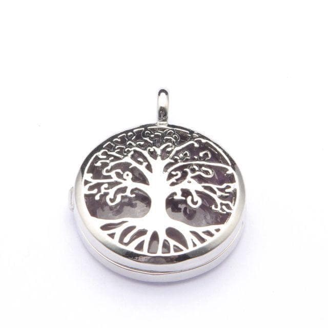 Pendants 7.Amethyst Tree Of Life Two Sided Pattern Alloy Pendant Necklace Jewelry Natural Stone Crystal Fashion Charm Reiki Heal Hanging Accessory|Pendants| Ancient Treasures Ancientreasures Viking Odin Thor Mjolnir Celtic Ancient Egypt Norse Norse Mythology