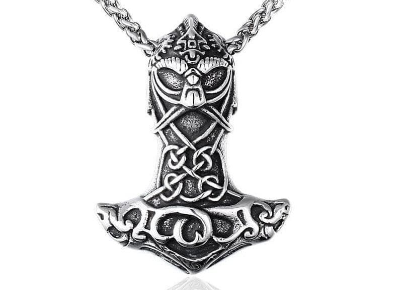 Pendants Beier 316L stainless steel Viking Warrior Men's Pendant Necklace Navis Hammer Amulet High Quality Jewelry LLLHP090P|Pendants| Ancient Treasures Ancientreasures Viking Odin Thor Mjolnir Celtic Ancient Egypt Norse Norse Mythology