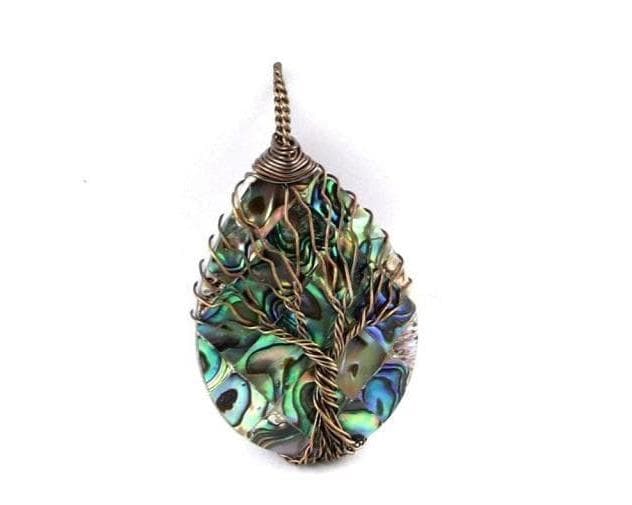 Pendants Bronze / China Hot Sale In 2020 Hand Woven Tree Of Life Abalone Shell Pendant Necklace 52mm Water Drop Shape Fashion Women's Pendant Jewelry|Pendants| Ancient Treasures Ancientreasures Viking Odin Thor Mjolnir Celtic Ancient Egypt Norse Norse Mythology