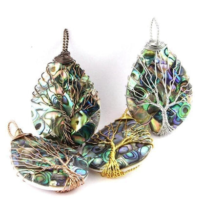 Pendants Full set Hot Sale In 2020 Hand Woven Tree Of Life Abalone Shell Pendant Necklace 52mm Water Drop Shape Fashion Women's Pendant Jewelry|Pendants| Ancient Treasures Ancientreasures Viking Odin Thor Mjolnir Celtic Ancient Egypt Norse Norse Mythology