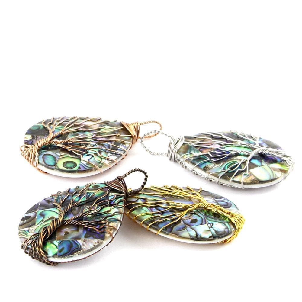 Pendants Hot Sale In 2020 Hand Woven Tree Of Life Abalone Shell Pendant Necklace 52mm Water Drop Shape Fashion Women's Pendant Jewelry|Pendants| Ancient Treasures Ancientreasures Viking Odin Thor Mjolnir Celtic Ancient Egypt Norse Norse Mythology