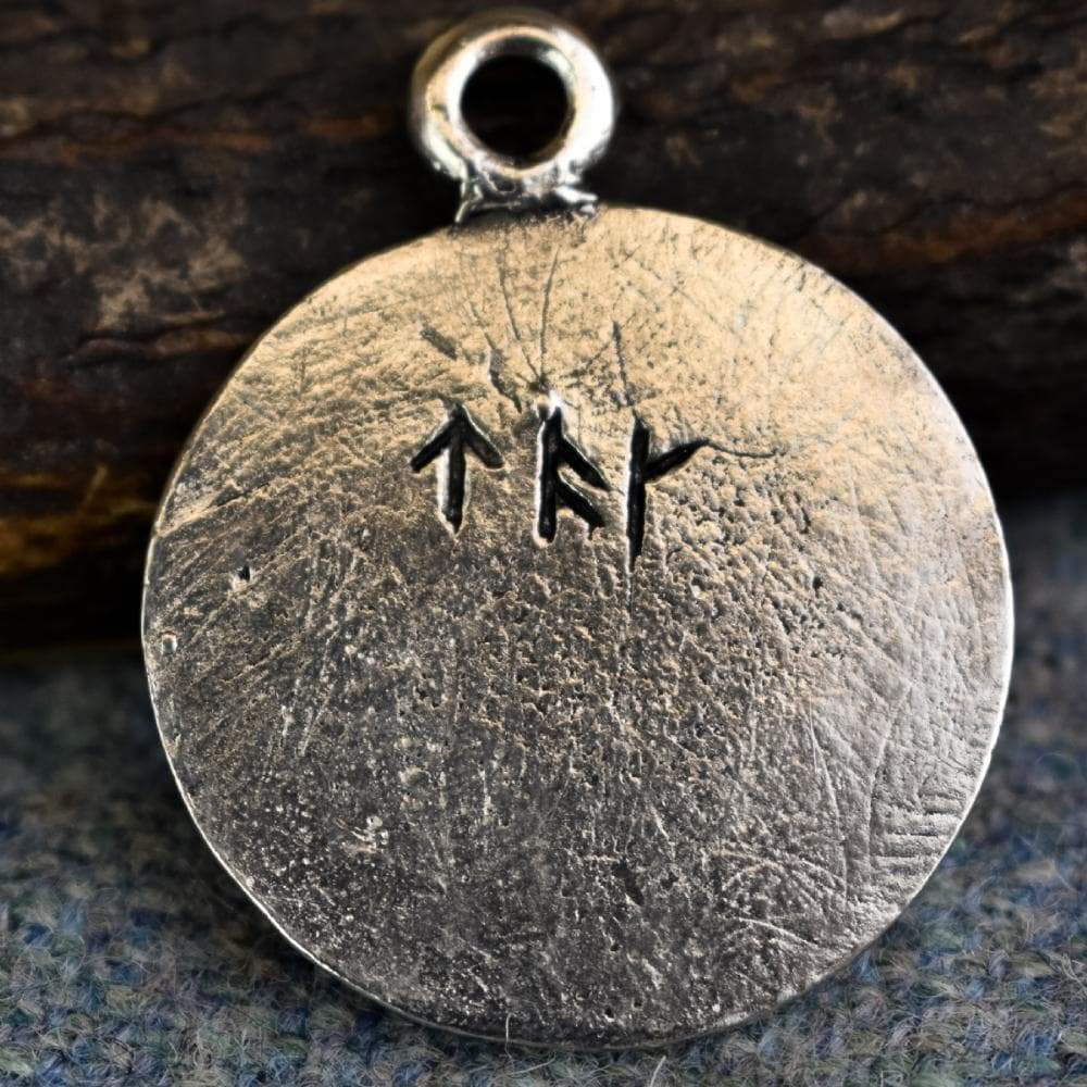 Celtic Brought of Birsay Disc Triskele Pewter Pendant