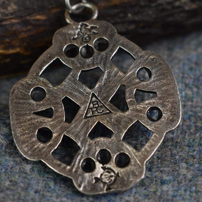 Celtic Eternity Knot Cross Pewter Pendant