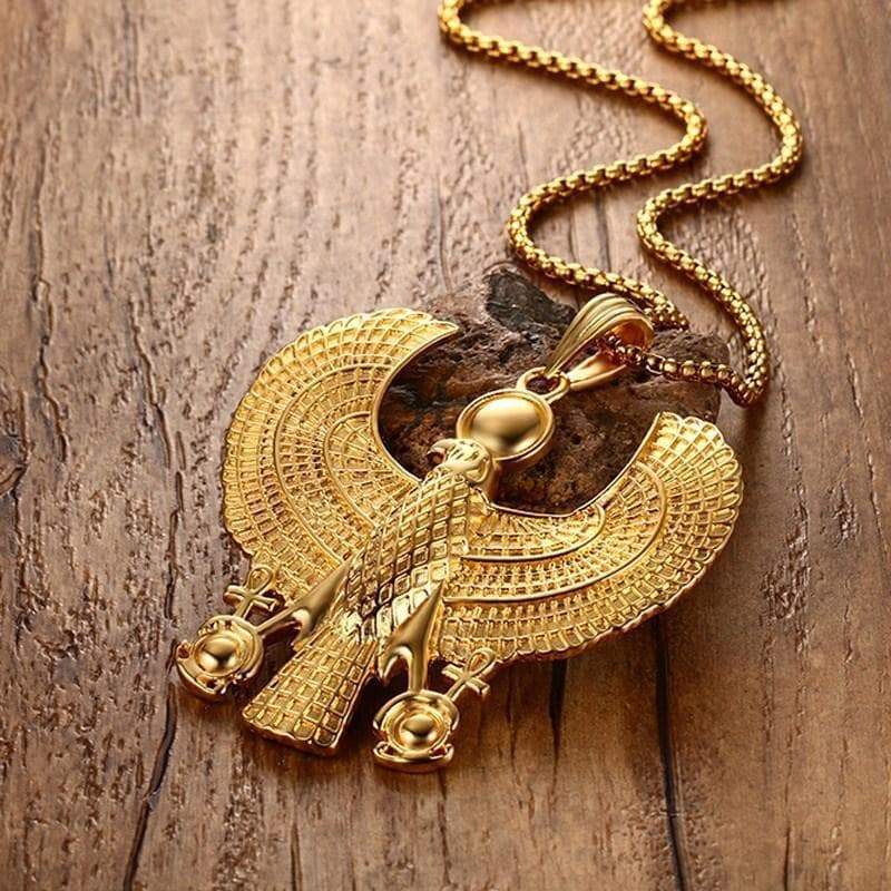 Pendants & Necklaces Egyptian Falcon of Horus Amulet Ancient Treasures Ancientreasures Viking Odin Thor Mjolnir Celtic Ancient Egypt Norse Norse Mythology