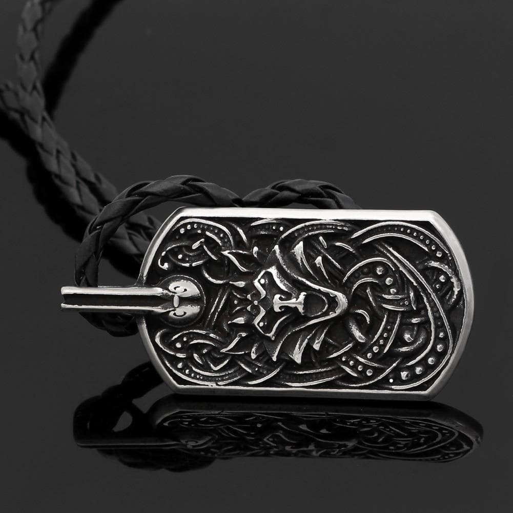 Pendants & Necklaces Marine Grade Stainless Steel Fenrir Pendant Necklace Ancient Treasures Ancientreasures Viking Odin Thor Mjolnir Celtic Ancient Egypt Norse Norse Mythology