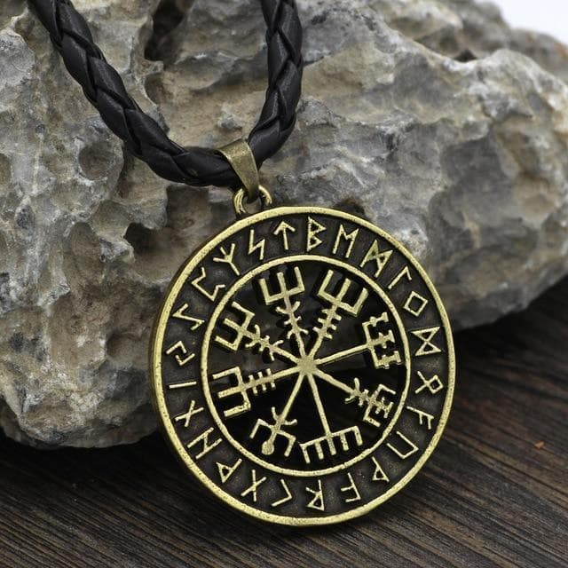 Pendants & Necklaces Stainless Steel Viking Vegvisir Pendant Necklace Ancient Treasures Ancientreasures Viking Odin Thor Mjolnir Celtic Ancient Egypt Norse Norse Mythology