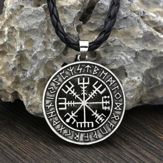 Pendants & Necklaces Stainless Steel Viking Vegvisir Pendant Necklace Ancient Treasures Ancientreasures Viking Odin Thor Mjolnir Celtic Ancient Egypt Norse Norse Mythology