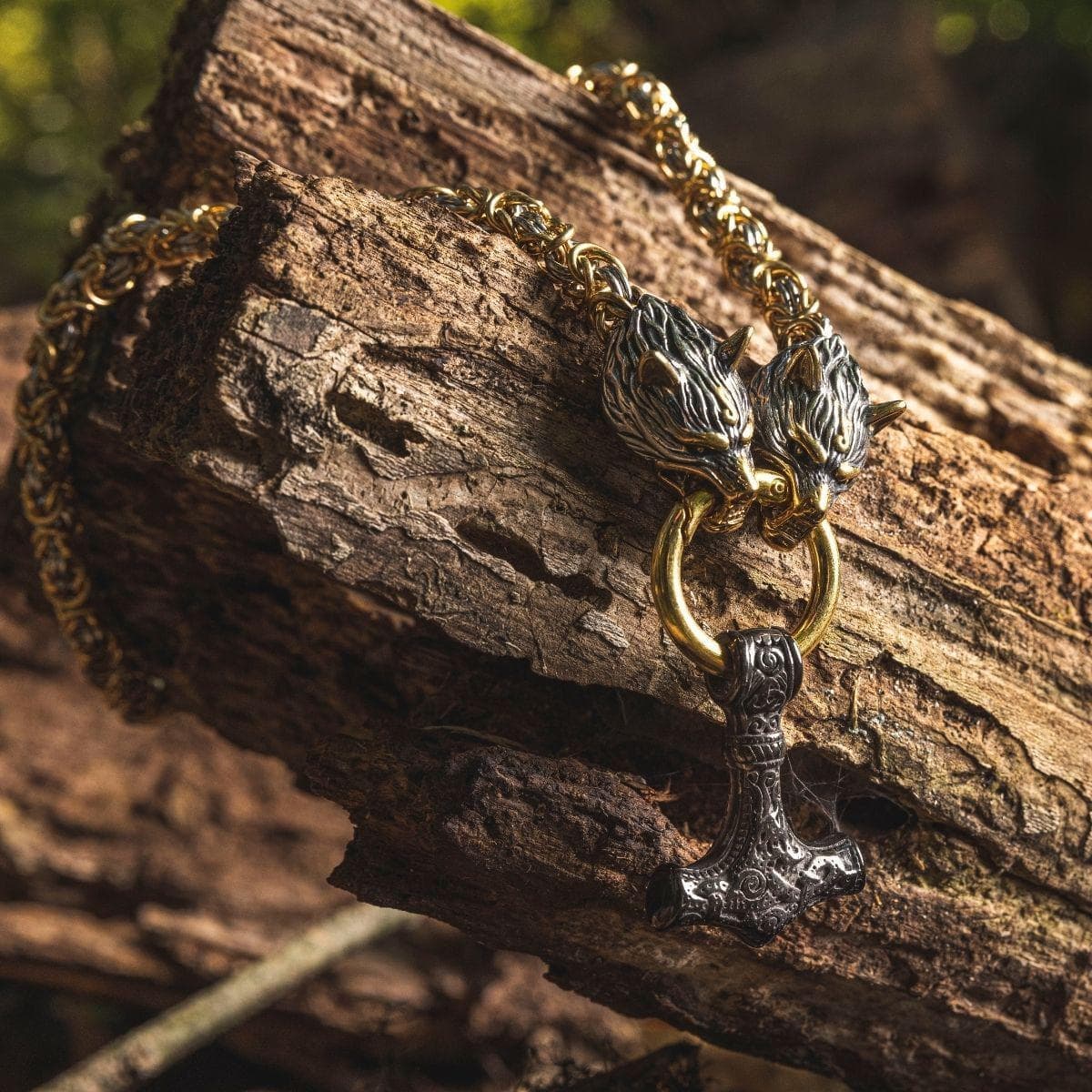 Mei's | Viking Wolves Of Odin | Ketting | Stainless Steel | Mei's Jewellery Mei's | Viking Wolves Of Odin | Ketting | Stainless Steel | Mei's Jewellery