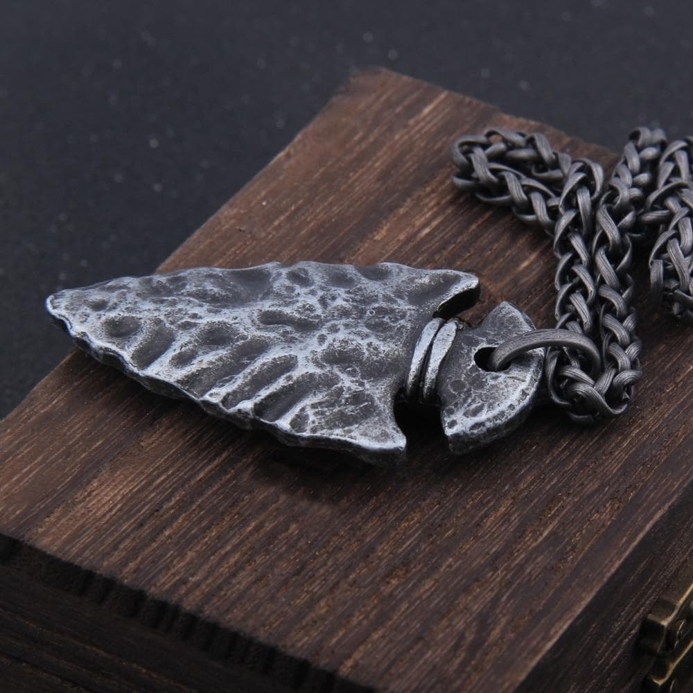 Pendants & Necklaces Viking Gungnir with Helm of Awe Stainless Steel Pendant & necklace Ancient Treasures Ancientreasures Viking Odin Thor Mjolnir Celtic Ancient Egypt Norse Norse Mythology