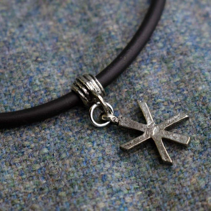 Viking Norse Jera Runic Alphabet Choker Necklace