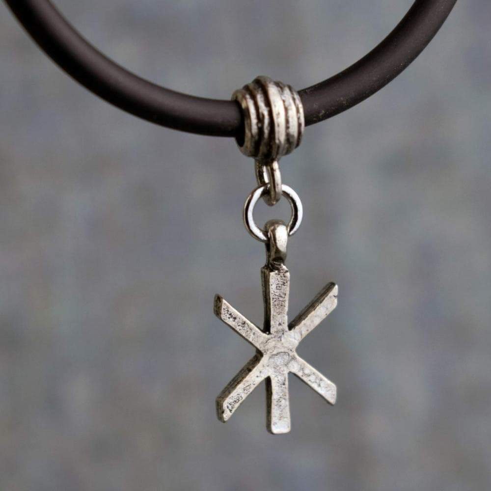 Viking Norse Jera Runic Alphabet Choker Necklace