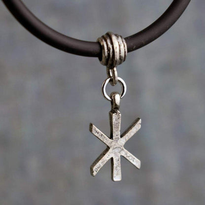 Viking Norse Jera Runic Alphabet Choker Necklace