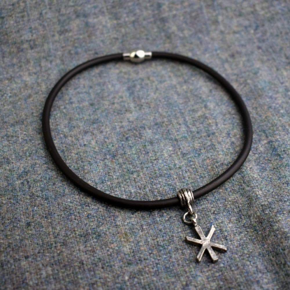 Viking Norse Jera Runic Alphabet Choker Necklace