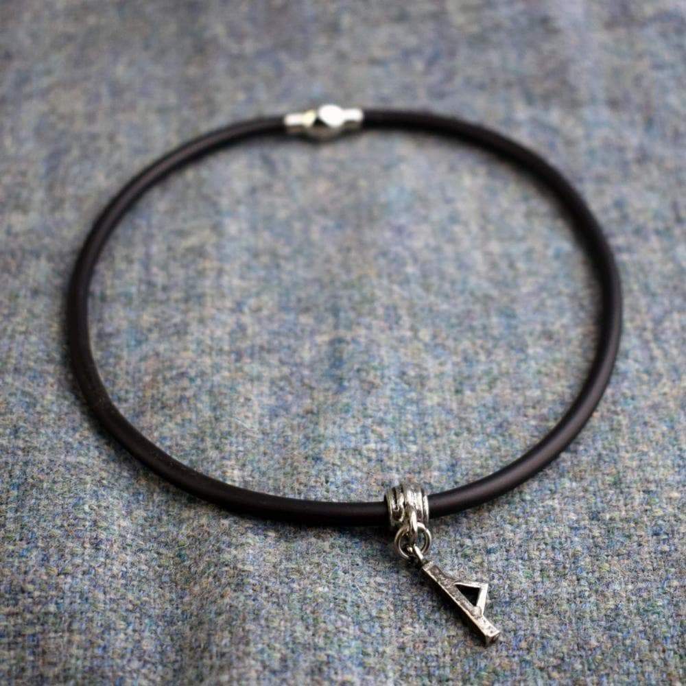 Viking Norse Thuriaz  Runic Alphabet Choker Necklace