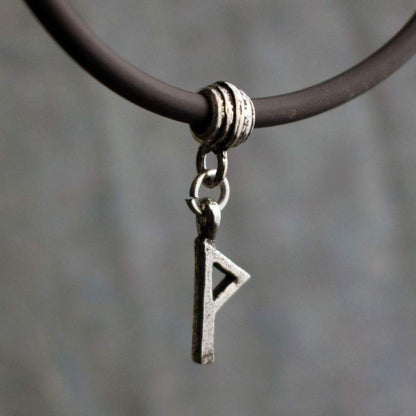 Viking Norse Wunjo Runic Alphabet Choker Necklace