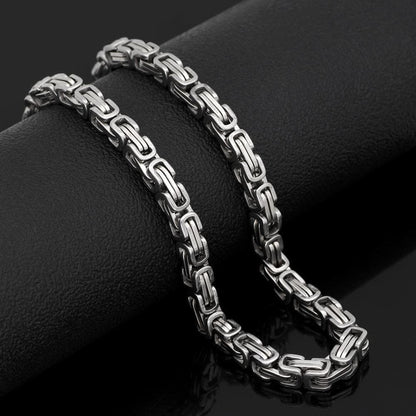 Pendants & Necklaces Viking Stainless Steel King Chain Ancient Treasures Ancientreasures Viking Odin Thor Mjolnir Celtic Ancient Egypt Norse Norse Mythology