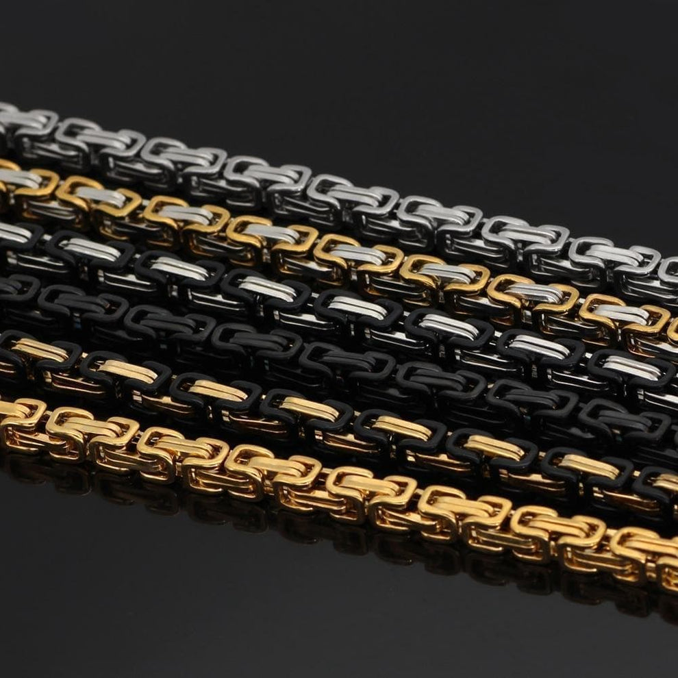 Viking Stainless Steel King Chain + Bracelet - Ancient Treasures