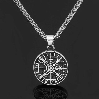 Pendants & Necklaces Vikings Helm of Awe Stainless Steel Necklace Ancient Treasures Ancientreasures Viking Odin Thor Mjolnir Celtic Ancient Egypt Norse Norse Mythology