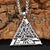 Vikings Valknut with Yggdrasil Tree of Life Stainless Steel Necklace