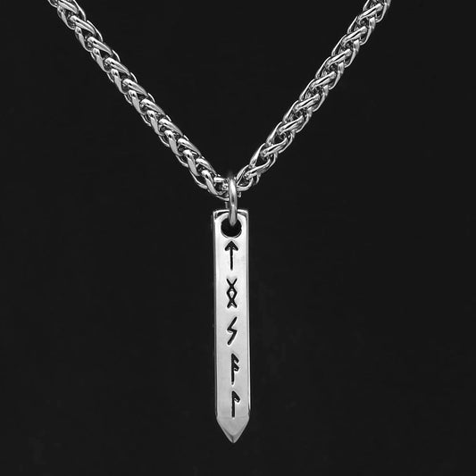 Pendants & Necklaces Vikings Rune Stainless Steel Pendant Necklace Ancient Treasures Ancientreasures Viking Odin Thor Mjolnir Celtic Ancient Egypt Norse Norse Mythology