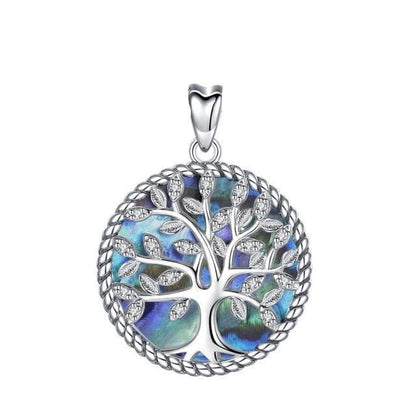 Pendants only pendant EUDORA 925 Sterling Silver Tree Of Life Pendant Crystal Leaf Blue Mother of Pearl Necklace Women Fine Jewelry Gift with Box D170|Pendants| Ancient Treasures Ancientreasures Viking Odin Thor Mjolnir Celtic Ancient Egypt Norse Norse Mythology