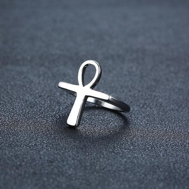 Rings 7 / Steel Ancient Egypt Ankh 316 Grade Stainless Steel Ring Ancient Treasures Ancientreasures Viking Odin Thor Mjolnir Celtic Ancient Egypt Norse Norse Mythology