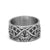 Rings 9 / Silver Celtic Ornament Knot Amulet Stainless Steel Ring