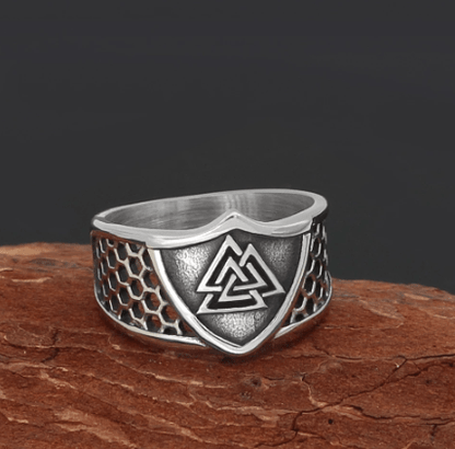 Rings 9 Vikings Valknut Amulet Stainless Steel Ring Ancient Treasures Ancientreasures Viking Odin Thor Mjolnir Celtic Ancient Egypt Norse Norse Mythology