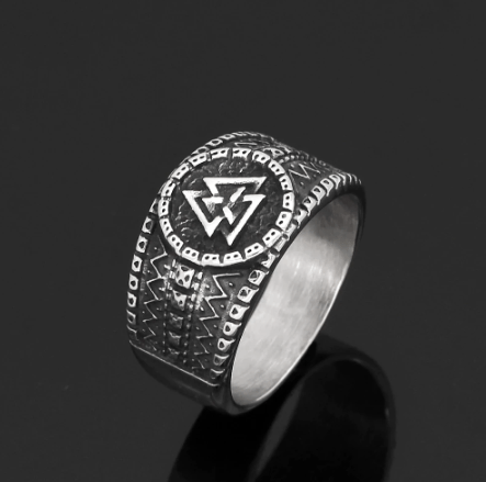 Rings 9 Vikings Valknut Stainless Steel Ring Ancient Treasures Ancientreasures Viking Odin Thor Mjolnir Celtic Ancient Egypt Norse Norse Mythology