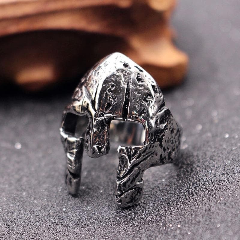 Rings Ancient Greece Helmet Stainless Steel Ring Ancient Treasures Ancientreasures Viking Odin Thor Mjolnir Celtic Ancient Egypt Norse Norse Mythology