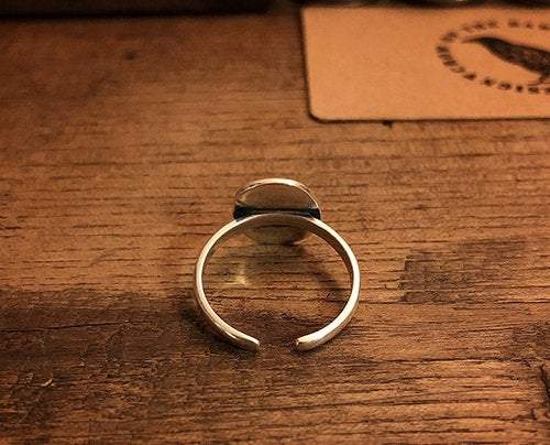 Ancient Rome Woman Sterling Silver Adjustable Ring