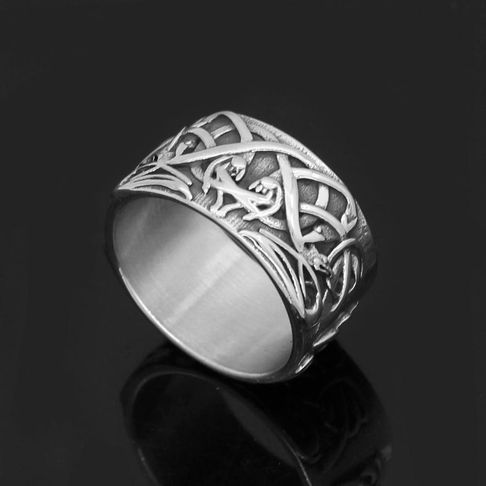 Rings Celtic Ornament Knot Amulet Stainless Steel Ring