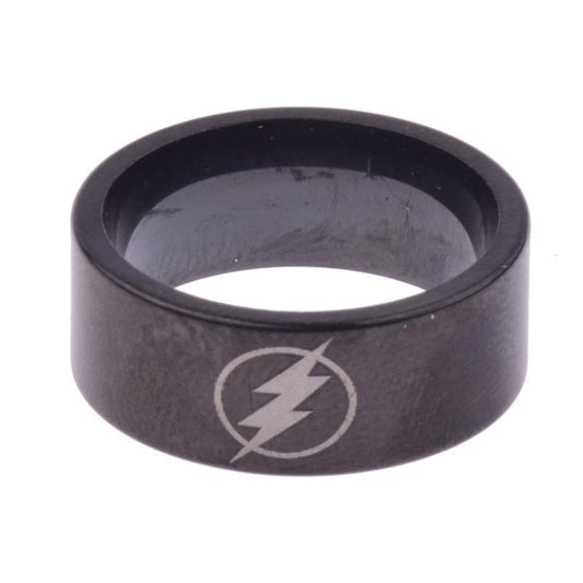 Rings Fashion Titanium Boys Men Black The Flash Symbol Stainless Steel Polished Ring Cocktail Wedding Jewelry Wholesale|polished ring|flash symbolsring jewelry Ancient Treasures Ancientreasures Viking Odin Thor Mjolnir Celtic Ancient Egypt Norse Norse Mythology