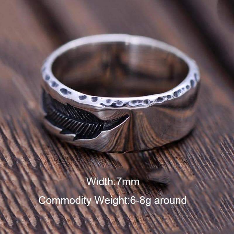 Rings Native American Feather 925 Sterling Silver Ring Ancient Treasures Ancientreasures Viking Odin Thor Mjolnir Celtic Ancient Egypt Norse Norse Mythology