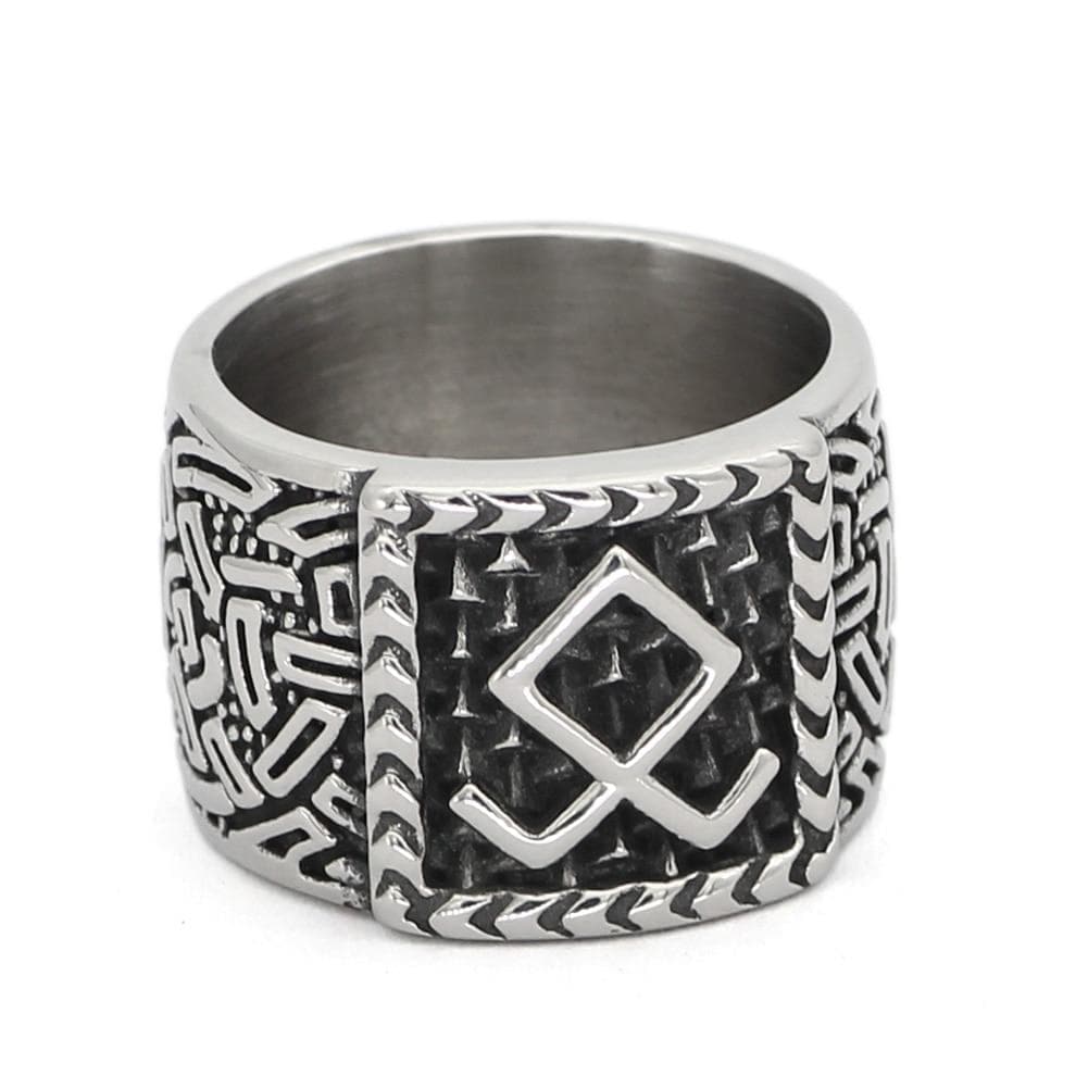 Rings Nordic viking rune Odin Symbol stainless steel rings with valknut gift bag|Rings| Ancient Treasures Ancientreasures Viking Odin Thor Mjolnir Celtic Ancient Egypt Norse Norse Mythology