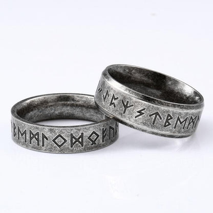 Rings Stainless Steel Elder Futhark Viking Ring Ancient Treasures Ancientreasures Viking Odin Thor Mjolnir Celtic Ancient Egypt Norse Norse Mythology